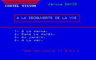 Large screenshot of À La Découverte De La Vie