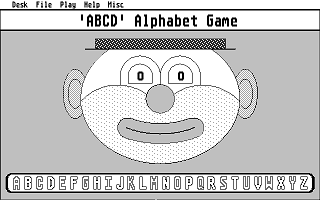 Screenshot of 'ABCD' Alphabet Game