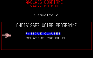 Large screenshot of Anglais Confirmé - 4e/3e (collèges)