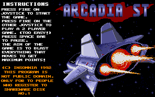 Large screenshot of Arcadia ST