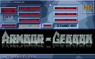 Large screenshot of Armour-Geddon