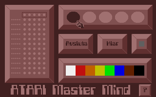 Screenshot of Atari Master Mind