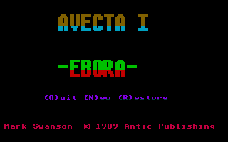Large screenshot of Avecta I - Ebora