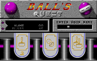 Large screenshot of Ball's Quest