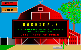 Screenshot of Barnimals