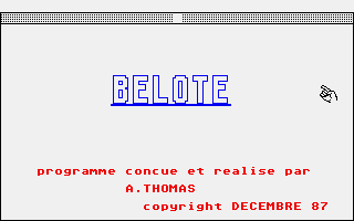 Large screenshot of Belote