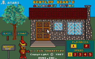 Large screenshot of Bentley Bear's Alphabet Tutor