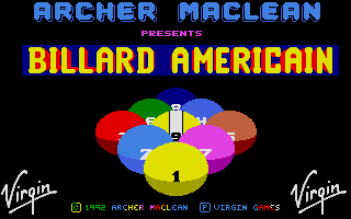 Large screenshot of Billard Americain