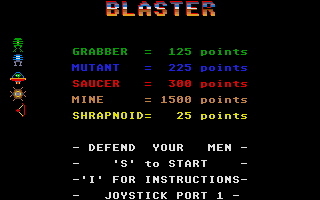Large screenshot of Blaster