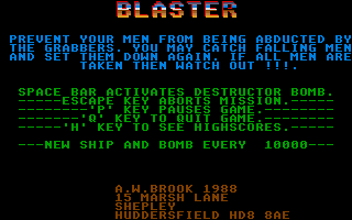 Large screenshot of Blaster