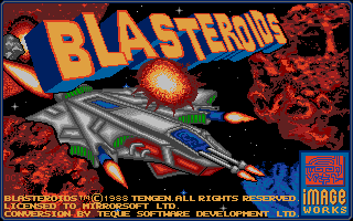 Screenshot of Blasteroids