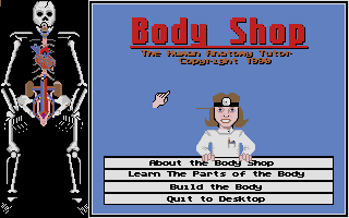 Large screenshot of Body Shop