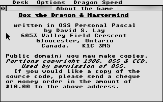 Large screenshot of Box the Dragon & Mastermind