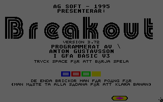 Screenshot of Breakout