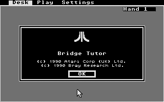 Large screenshot of Bridge Tutor
