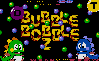 Large screenshot of Bubble Bobble 2