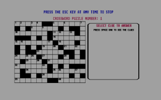 Thumbnail of other screenshot of Budgie's Crosswords