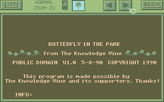 Large screenshot of Butterfly in the Park