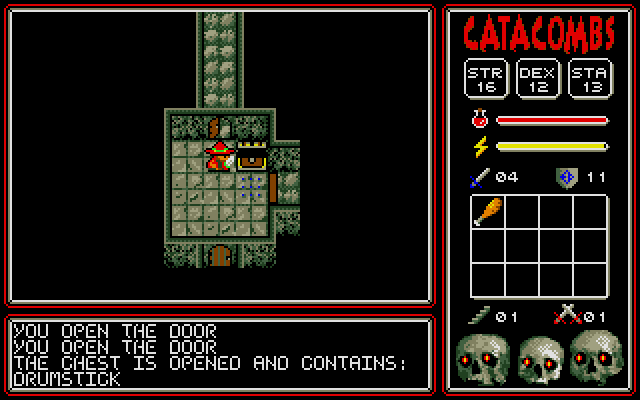 Large screenshot of Catacombs