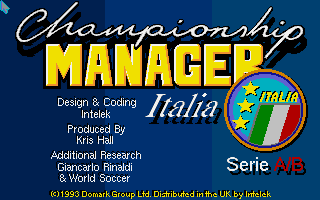Screenshot of Championship Manager Italia