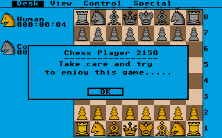 Large screenshot of Chess Player 2150