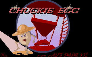 Large screenshot of Chuckie Egg