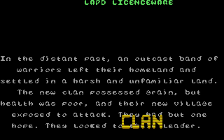 Large screenshot of Clan