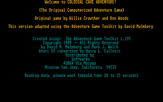 Large screenshot of Colossal Cave Adventure
