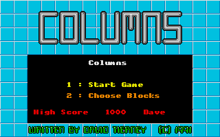 Screenshot of Columns