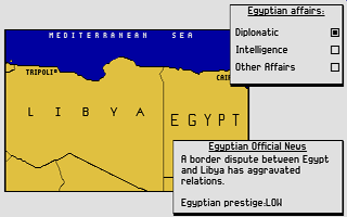 Screenshot of Conflict - The Middle East Political Simulator