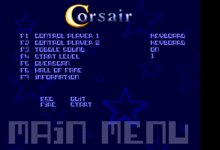 Large screenshot of Corsair
