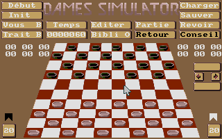Large screenshot of Dames Simulator