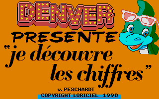 Large screenshot of Denver Présente Je Découvre Les Chiffres