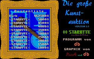 Screenshot of Die Grobe Kunst Auktion