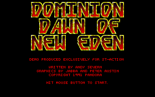Screenshot of Dominion - Dawn of New Eden