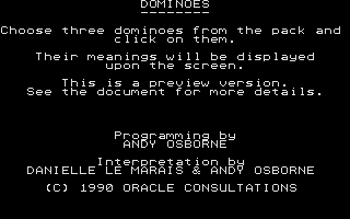 Screenshot of Dominoes