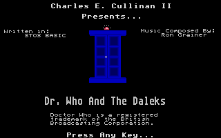Thumbnail of other screenshot of Dr. Who and the Daleks