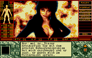 Screenshot of Elvira 2 - The Jaws of Cerberus