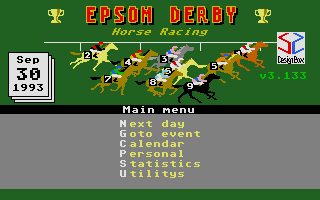 Large screenshot of Epsom Derby Horse Racing