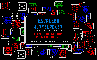 Large screenshot of Escalero Wurfelpoker