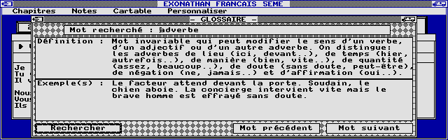 Thumbnail of other screenshot of Exonathan Français 5e