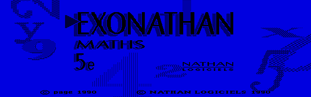 Large screenshot of Exonathan Maths 5e