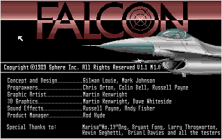 Large screenshot of Falcon Mission Disk 1