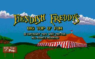 Large screenshot of Fiendish Freddy's Big Top O' Fun