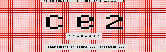 Large screenshot of Français CE2