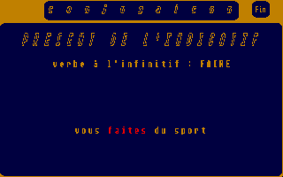 Large screenshot of Français CM1, CM2, 6eme