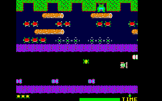 Large screenshot of Frogger