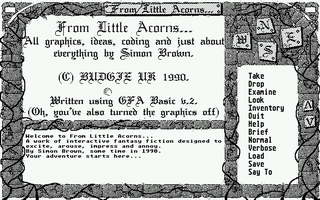 Large screenshot of From Little Acorns