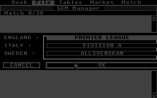 Large screenshot of GEM Manager 1995/1996
