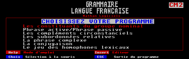 Thumbnail of other screenshot of Grammaire - Langue Française École CM2